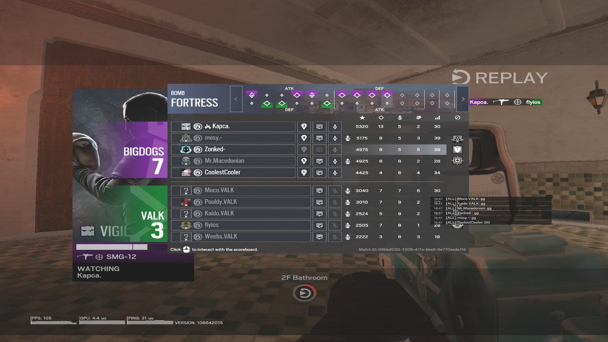 ZonkedR6's tweet photo. 3-1 First day of PR quals. Good start to second day 1-0 GGs!! https://t.co/UaMxPGZHHN