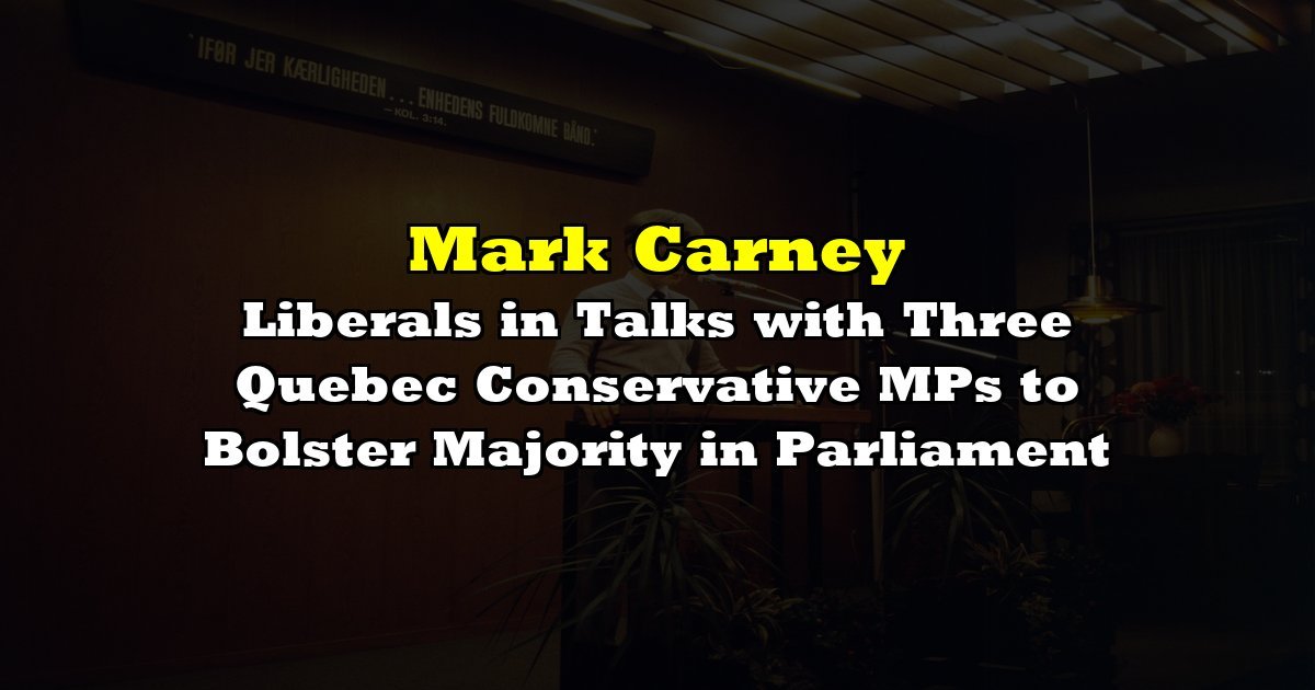 TheDeepDive_ca's tweet image. Liberals in Talks with Three Quebec Conservative MPs to Bolster Majority in Parliament

#Liberals #CanPoli 

thedeepdive.ca/liberals-in-ta…