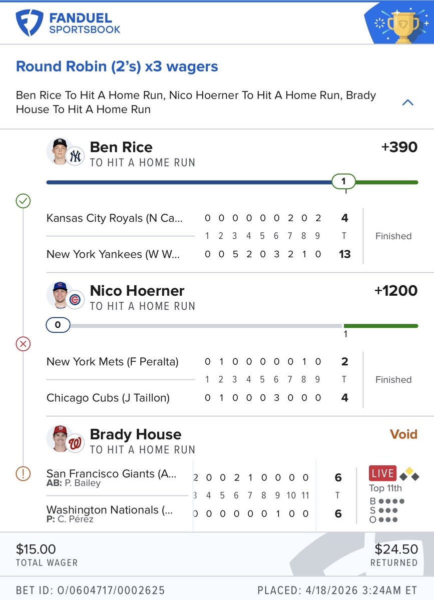 shaka_arichkid's tweet image. A WIN IS A WIN 🏆 @FDSportsbook FREE #CHIPOTLE
