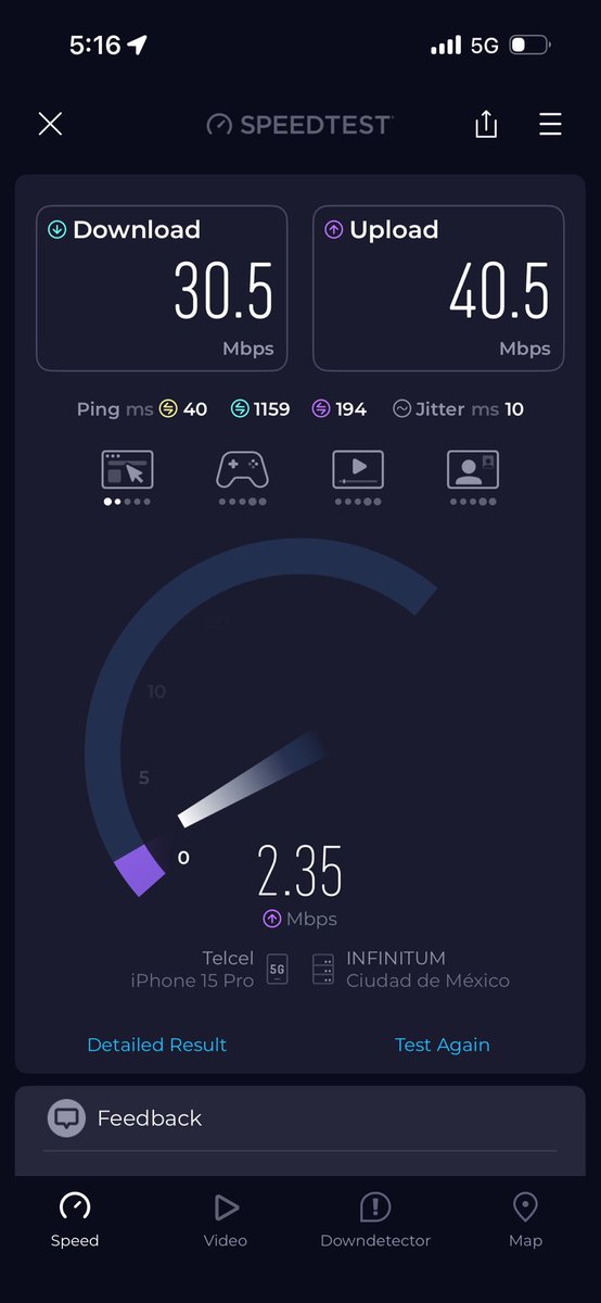 LuisGBringas's tweet image. Así el #SpeedTest en el área de El Ángel de la independencia. Con @Telcel #5G 

@Davaluxor @tvporcable @markonetworksmx @ABRAHAM__SALOM @edrdvc @SupportLTE @sinpozx @flamarojo @iot_isp @ZeRoMMX @Davaluxor @jose_iga @rbonfil @HikariChrisZ01