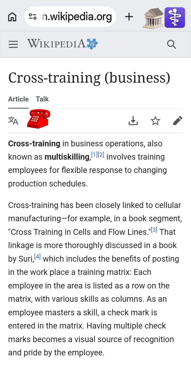 Midnight_In_DC's tweet image. 🫵🏽#DYK⁉️CROSS-TRAINING
in business ops #MULTI_SKILLING involves training employees for FLEXIBLE RESPONSES to changing production schedules &amp;amp; is a concluded concept by CEOs who detail advantages &amp;amp; outweigh disadvantages but who often forget job descriptions apply to ALL PERSONNEL.