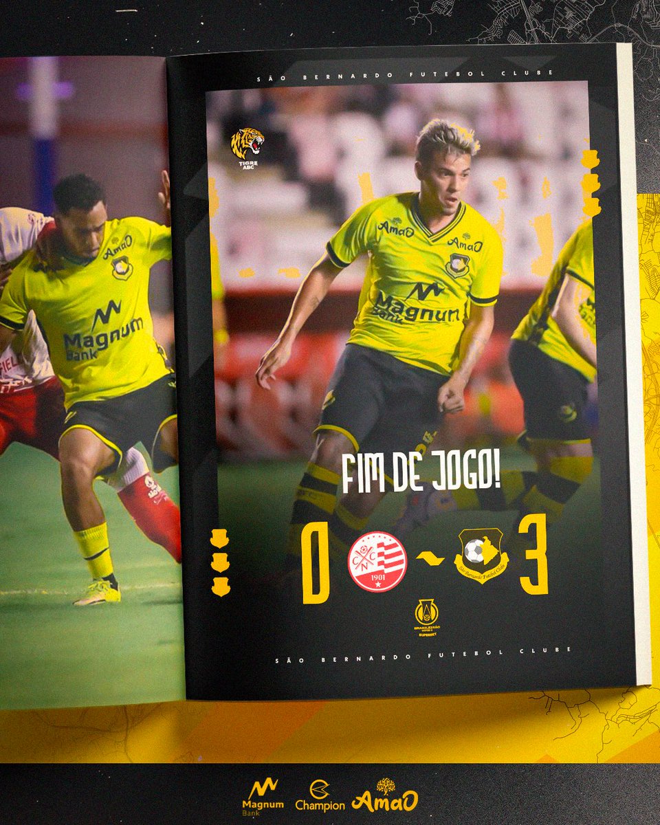 Fim de jogo  | 0 x 3 

Vamos, Tigre! 🐯

📸 Rafael Vieira

#SBFC #SãoBernardo #DiadeJogo