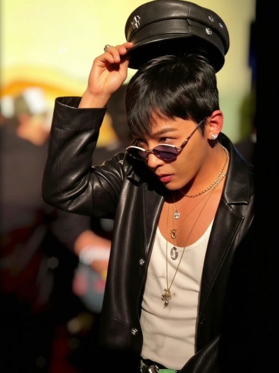 cherryb38050501's tweet image. Encima gafas que usa, gafas que se agotan 👑💅 #GDRAGON #BIGBANG #GD #Jiyong