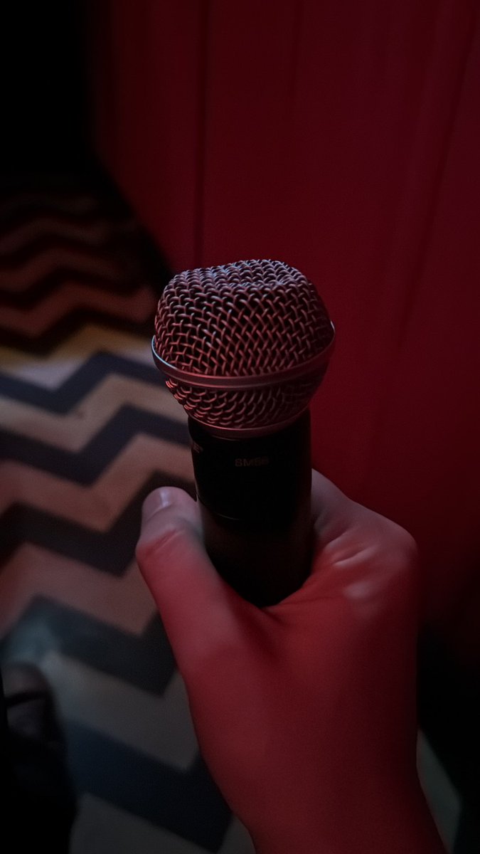 this is definitely a karaoke microphone