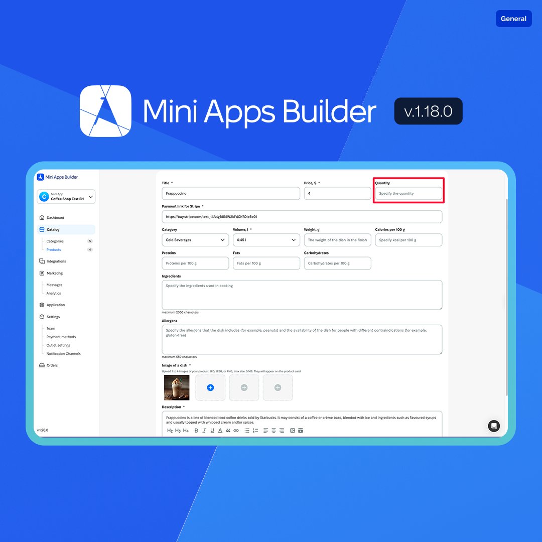 Mini Apps Builder tweet media