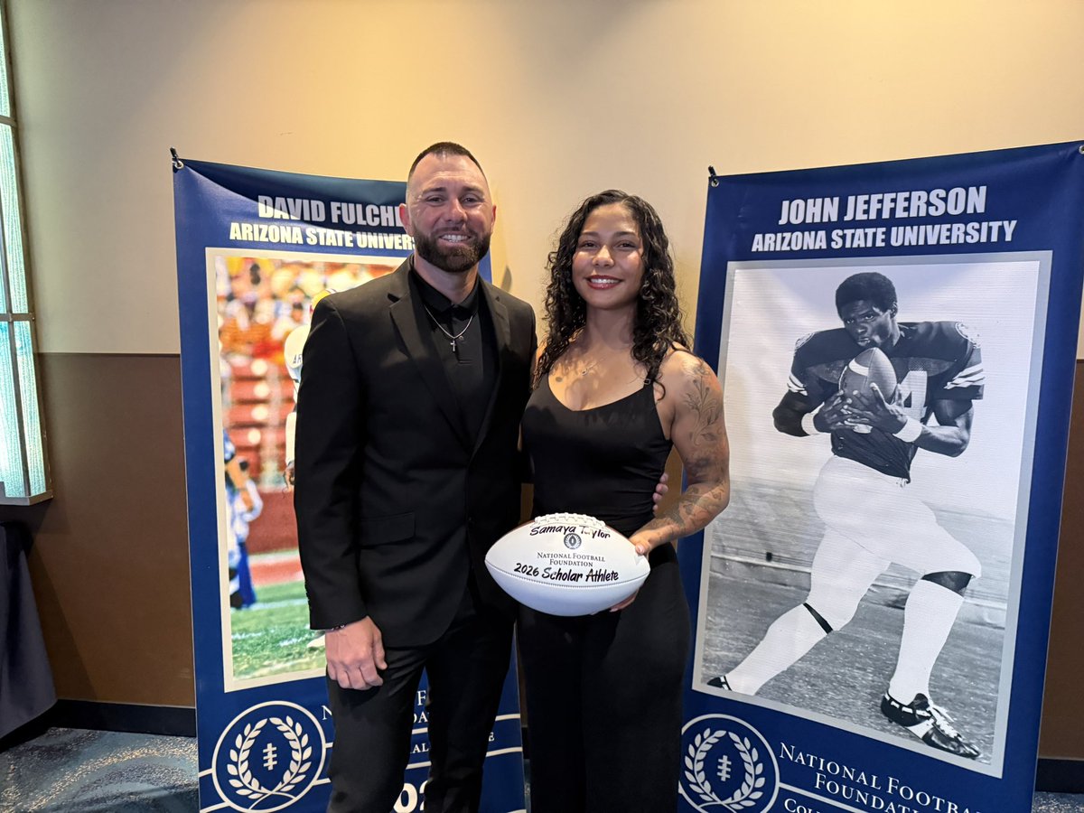 HHSGirlsFlag's tweet photo. Congrats to Samaya Taylor-Jenkins for her recognitions by @az_nff National Football Foundation including Offensive Player of the Year. https://t.co/AhmPG8a7gT