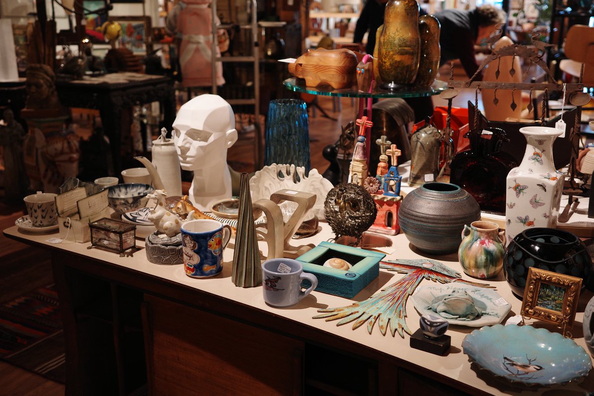 paperbackwry's tweet photo. this cabinet of curiosities posing as a home goods store! the owner told me they curate a whole new collection seasonally, so it never gets old. https://t.co/PNBuhDEpOE