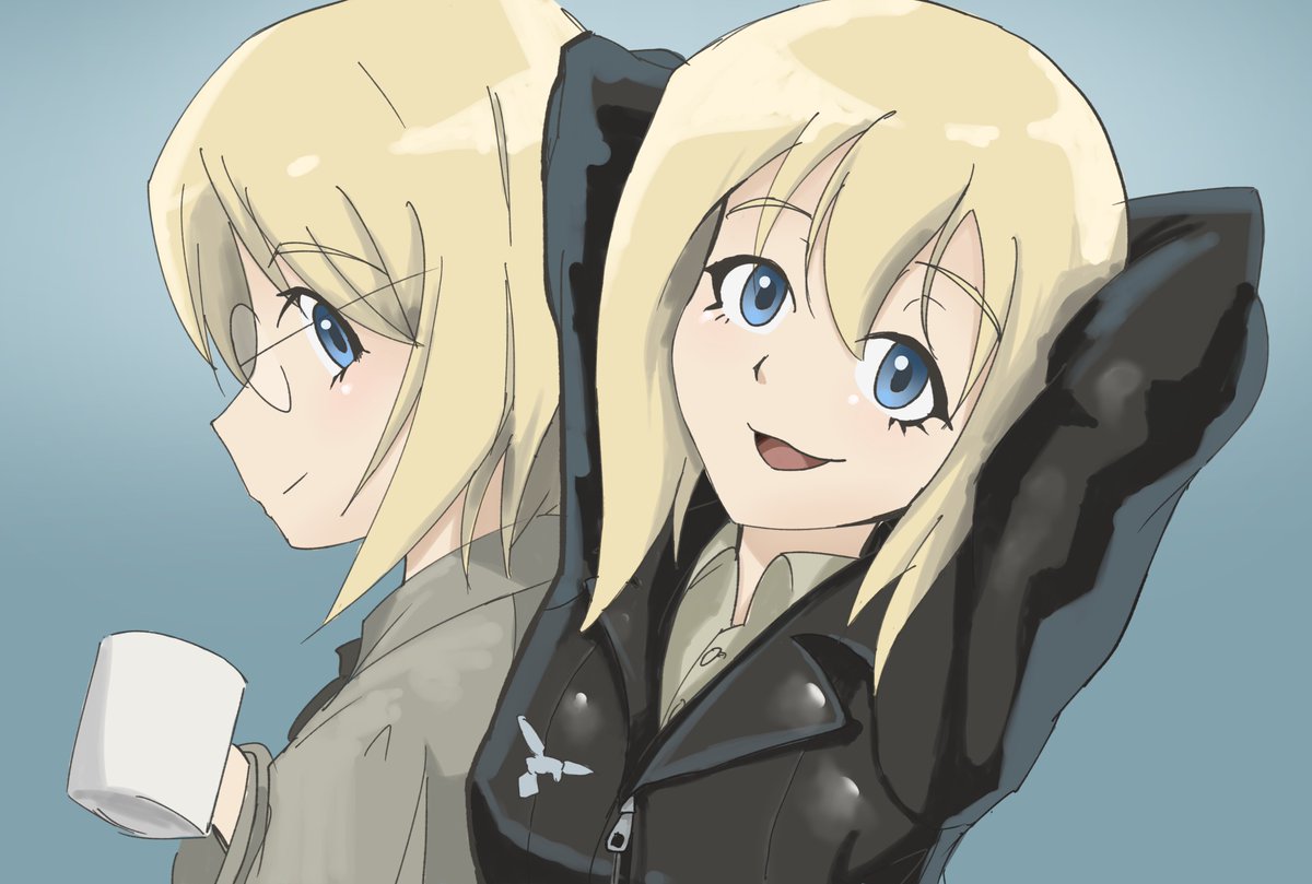 Made time to sketch the girls. Happy birthday!

#エーリカ・ハルトマン生誕祭 #エーリカ・ハルトマン生誕祭2026 #ウルスラ・ハルトマン生誕祭 #ウルスラ・ハルトマン生誕祭2026 #w_witch #s_witch