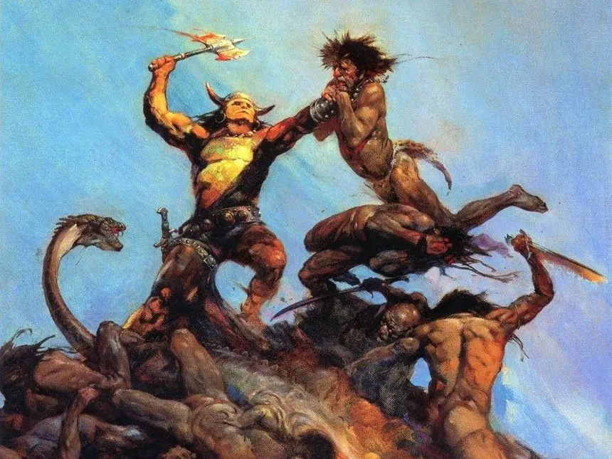 Lunar_Lipstick's tweet photo. Society & Strength
Most men focus on themselves & strive to break from the pack. Loners are widely understood. Males are  inspired by those stronger, faster, more wealthy.  An independent spirit is respected.  Men who admire the Pioneers, hold equal admiration for the Native Americans, for example. Across history, men admire the strength of dissent...even of sworn enemies. They GET Genghis Khan.

Masculinity is tied to the ability to detach emotion to utilize logic. They strive for logos in chaos. This serves as inspiration to become greater men, themselves, and drives them to Legacy. A man who quietly achieves victory over himself is wholly satisfied.  Most woman only feel wholly victorious when someone SEES that victory, and approves. Telling others is immediate; its why gossip is common in gaggles. The nod of approval takes president over the self-victorious achievement.  Men who cannot appreciate quiet victory are largely seen as hard-ons or effeminate by other men.

Most females are primarily focused on other females rather than themselves. Not all, not all not all...but most. Their competitive spirit thrives in getting noticed, but only within a certain lens.  Such women strive for collectivism & acceptance; their voting patterns are reflective of this.  It's why you see so many females hyper-focused on equity rather than true application of equality.  This bring hesitancy. A softness within them that blinds dangers.  In such females, the brain cannot remain in logos, despite the pains chaos collectively brings. Both men and women are perfectly  comfortable when a women steps out of logos; it's actually anticipated, so they adjust accordingly to be a calm center.  Men who step out of logos bring death and destruction.

Nothing more hated among females than someone who steps out of line among the other females, however.   Women tend to admire women who break from the pack largely through a historic lens, after some time has passed & it has been collectively agreed "This woman  was noble & brave".  The ideology  & intention is solely the focus & so objectivity is widely shunned.   Males who engage in these practices are largely seen by other men (and some women) as effeminate for this purpose.

Both males & females who retain high self-preservation or pattern recognition are especially hated by other women, because they engage in logic rather than let "fairness" take president over survival.  Male logic demands accountability at all times & and often demands necessary brutality, without hesitation. Men who cannot do such things are seen as effeminate.  Weakness is never excused by strong men. Weakness is eternally excused in women..including by strong women.

If you're initial reaction to reading this is "NOT ME!", then this clearly does not apply to you, does it? You are what is know as the exception & not the rule. For myself, I recognize my personal limitations, which logos respects. Where there is weakness, I defer to the strength of others. I am comfortable in my softness.  Only the presence of strong males in a society can permit such a luxury.  I'm permitted both physical & emotional separation from dwelling in survival mode & this permits me to shed logos at times. This self-recognition is why I hold the greatest respect for good, strong men & the amazing women who support them.  My own strength rests within my ability to be brutally-honest with myself. It's why I cannot relate to most women & grew up a tomboy.  This permitted me to move between the two spaces. I make no apologies for this tweet. 

"As soon as man enters into a state of society he loses the sense of his weakness; equality ceases, and then commences the state of war." ~ Montesquieu

🎨Frazetta