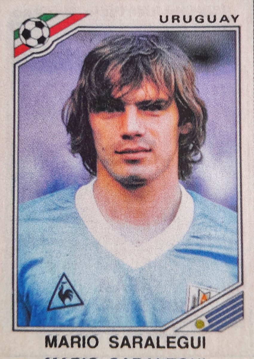 vintagefutboluy's tweet image. Fiebre de álbum! Fiebre de mundial! Mario Saralegui en su figurita del álbum Panini México 1986. #mariosaralegui #panini #uruguay🇺🇾 #futbol #vintage