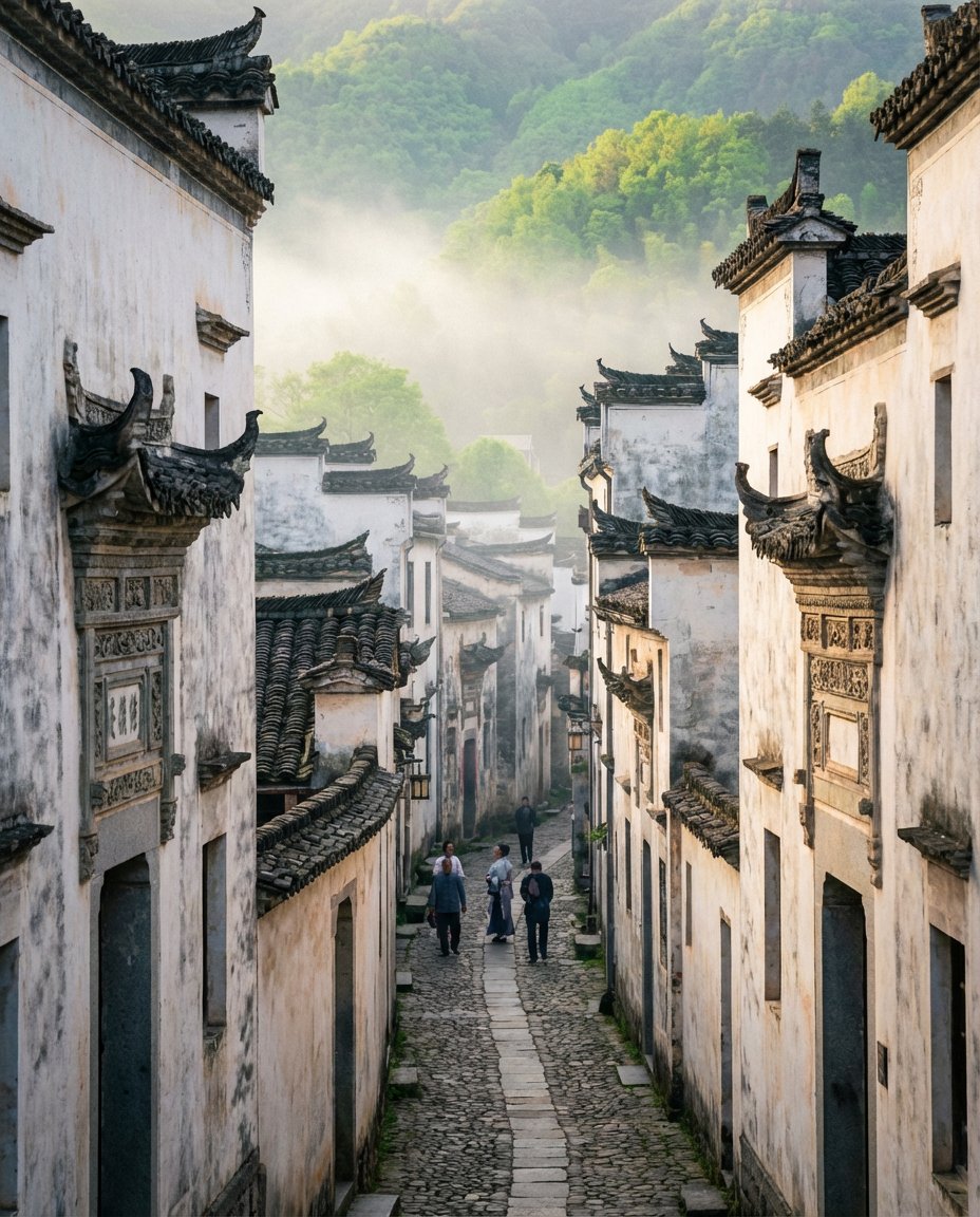Qiu2awt's tweet image. Over 120 well-preserved Ming and Qing residences line Xidi's maze of lanes. A photographer's dream in Anhui, especially in morning fog. Stay connected across Mainland China, Hong Kong &amp;amp; Macau with our eSIM.

Get yours:
tinyurl.com/yyueahwb

#Anhui #XidiVillage #eSIM