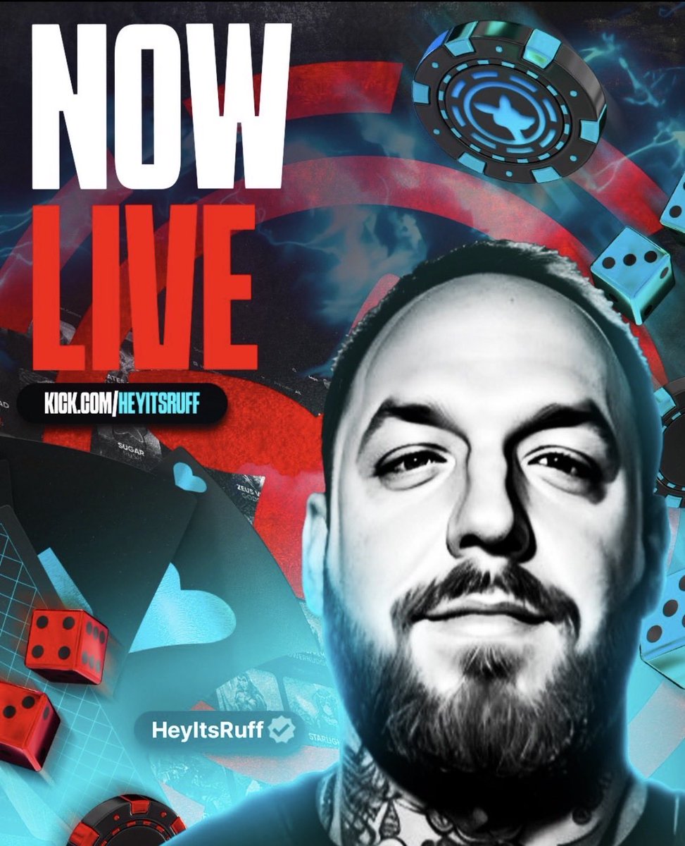 💸TIPPING EVERY 15 minutes!
Like RT &amp; drop your ROO! 💸
Kick.com/heyitsruff
Code HEYITSRUFF on Roobet!