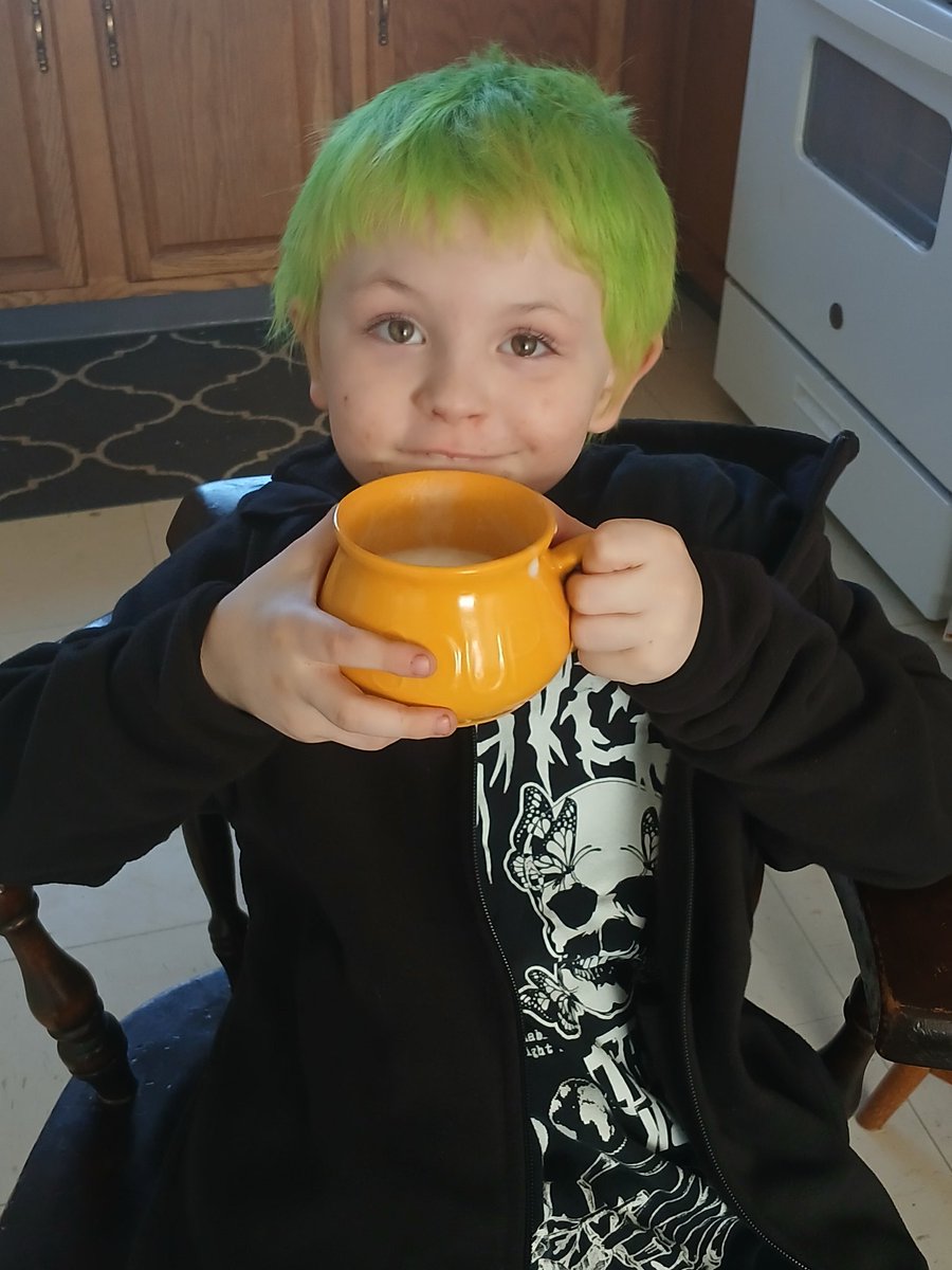 HarleyBathory's tweet photo. Joker enjoying his Self Rez coffee, @SelfRezCoffeeCo thank you very much. 

Oh aunty @IronGoddess143 https://t.co/q3hEPaaQrF