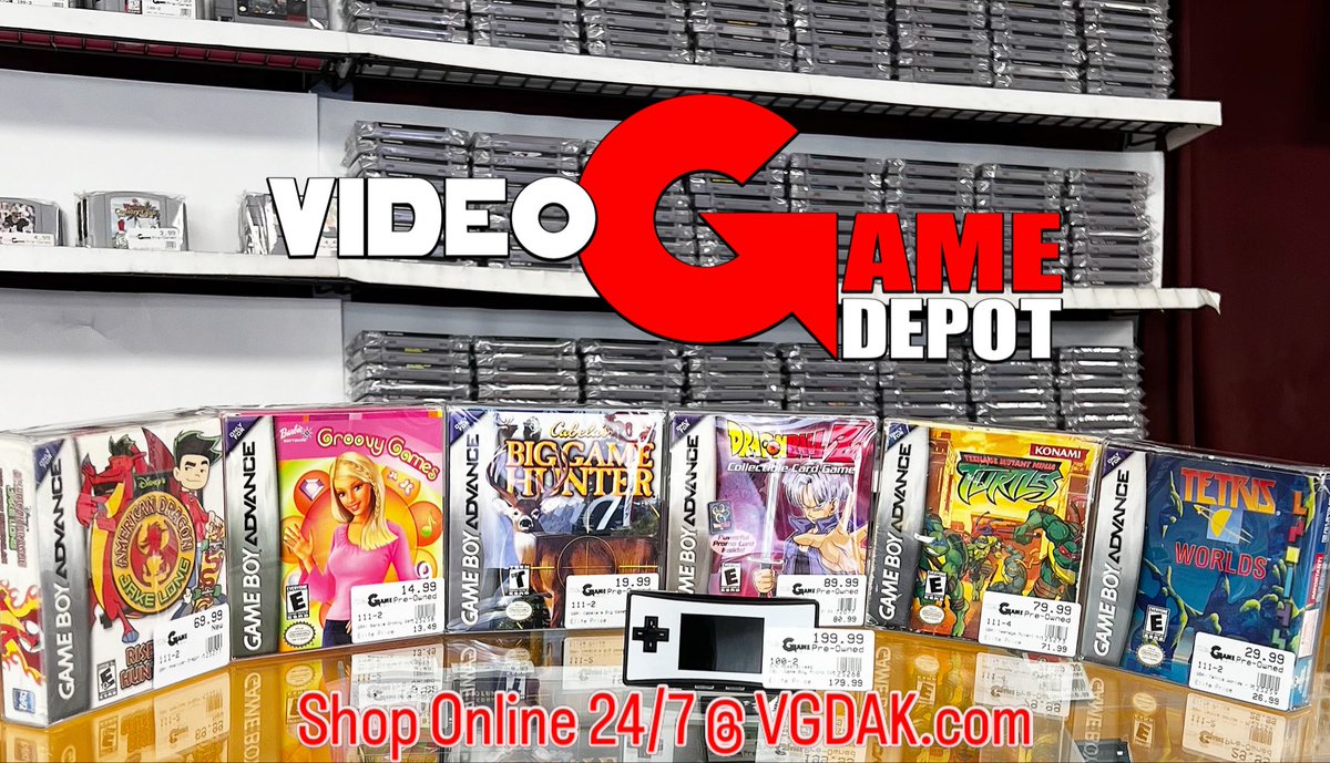 VGDAk's tweet image. Game Boy Advance Micro = peak pocket nostalgia 🎮🔥
Boxed GBA games in stock now!
Favorite GBA game? 👇
Shop in-store or VGDAK.com
#RetroGaming #Nintendo #GBA