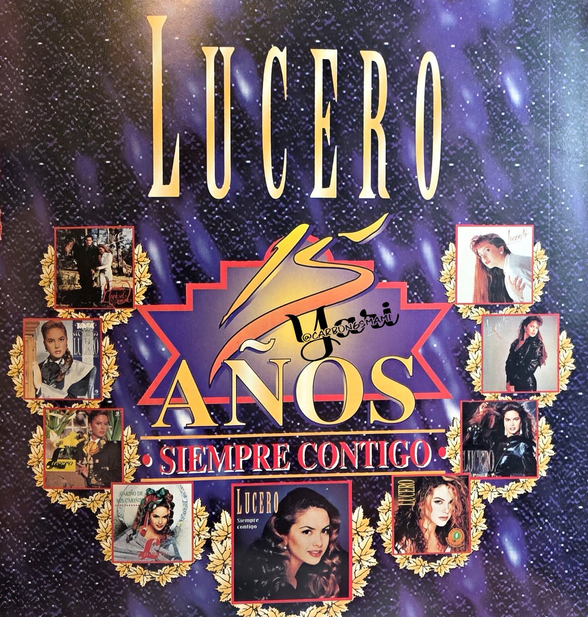 Carbon6smami's tweet image. Cuando solo eran #15años de trayectoria ahora vamos por el #46DeTrayectoria 🥳🥳🥳🥳💫💫💫 #Lucerito #Lucero # #SiempreContigo