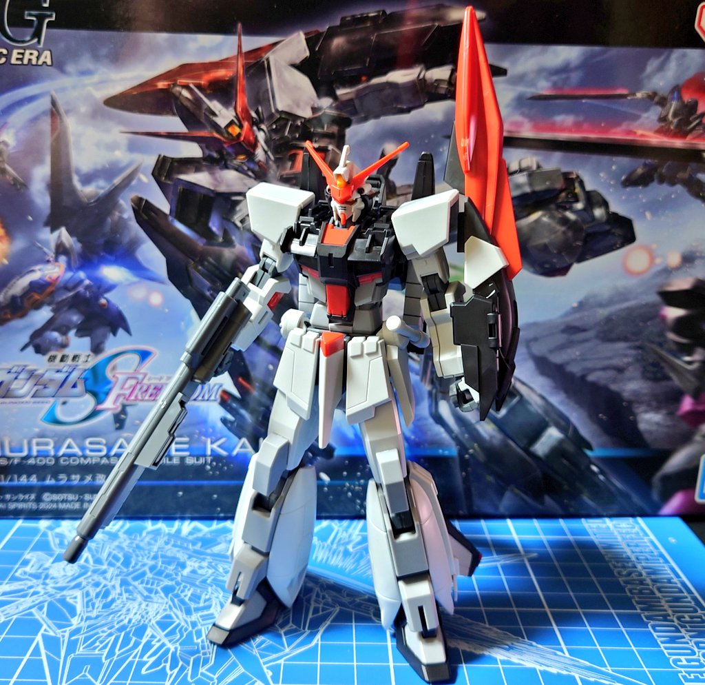 dnaBEASTARS's tweet image. HGムラサメ改完成🐅
旧HGムラサメと違い少し背が高くなっており差し替えでMA形態になりスムーズにアクションができるようになってます。
＃SEEDFREEDOM
＃ガンプラ好きと繋がりたい