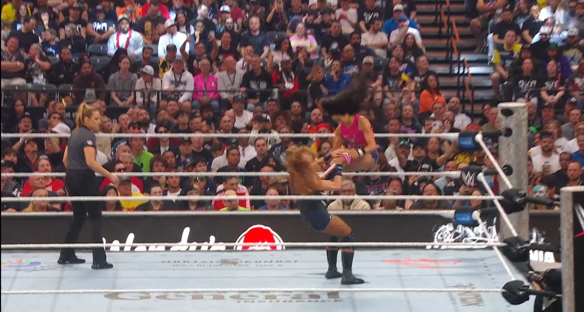 SKWrestling_'s tweet photo. Missile dropkick!
#WrestleMania #WrestleMania42 #ManiaWithSK https://t.co/RMTi9EqsFx