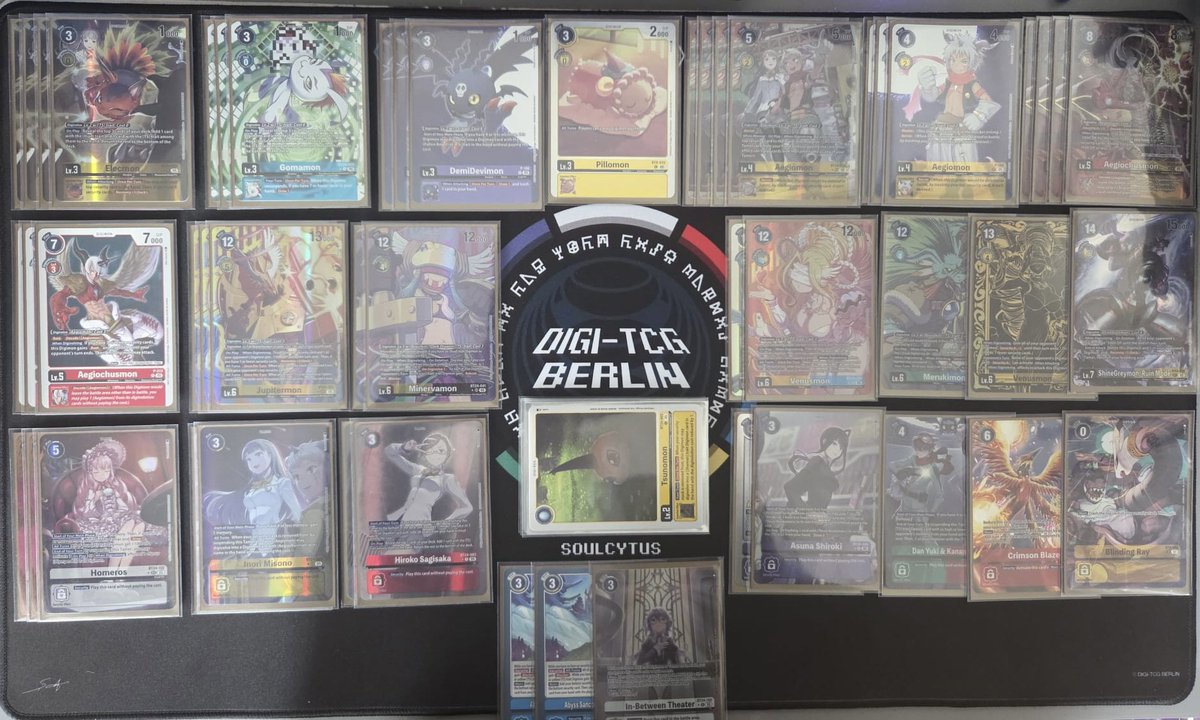 DigiTcgBerlin's tweet image. Digimon Local Tournament 
BO3 
@ Mana Games Berlin
Players: 8
Winner: TS Jupiter (SoulCytus)
2. Place: Rocks (Fish)
17.4.2026

#digimon #digimontcg #berlin #tcg #digimoncardgame