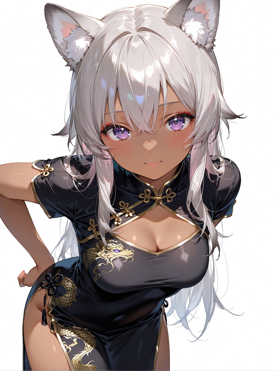 Venom_Creations's tweet image. おはようございます☀

#AI #銀髪ケモ耳少女