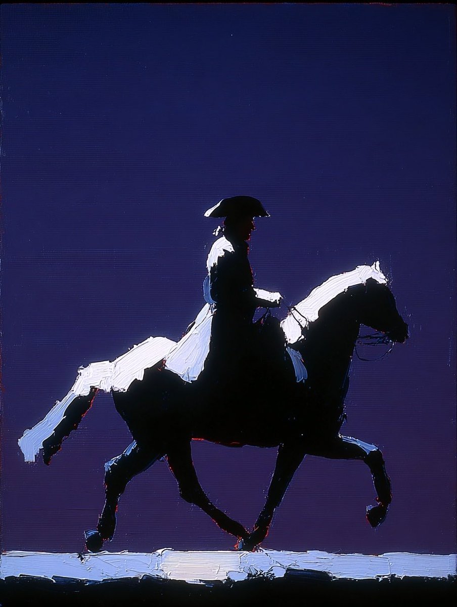 basedamericana's tweet photo. Paul Revere’s Midnight ride https://t.co/ihwpIwmIZi