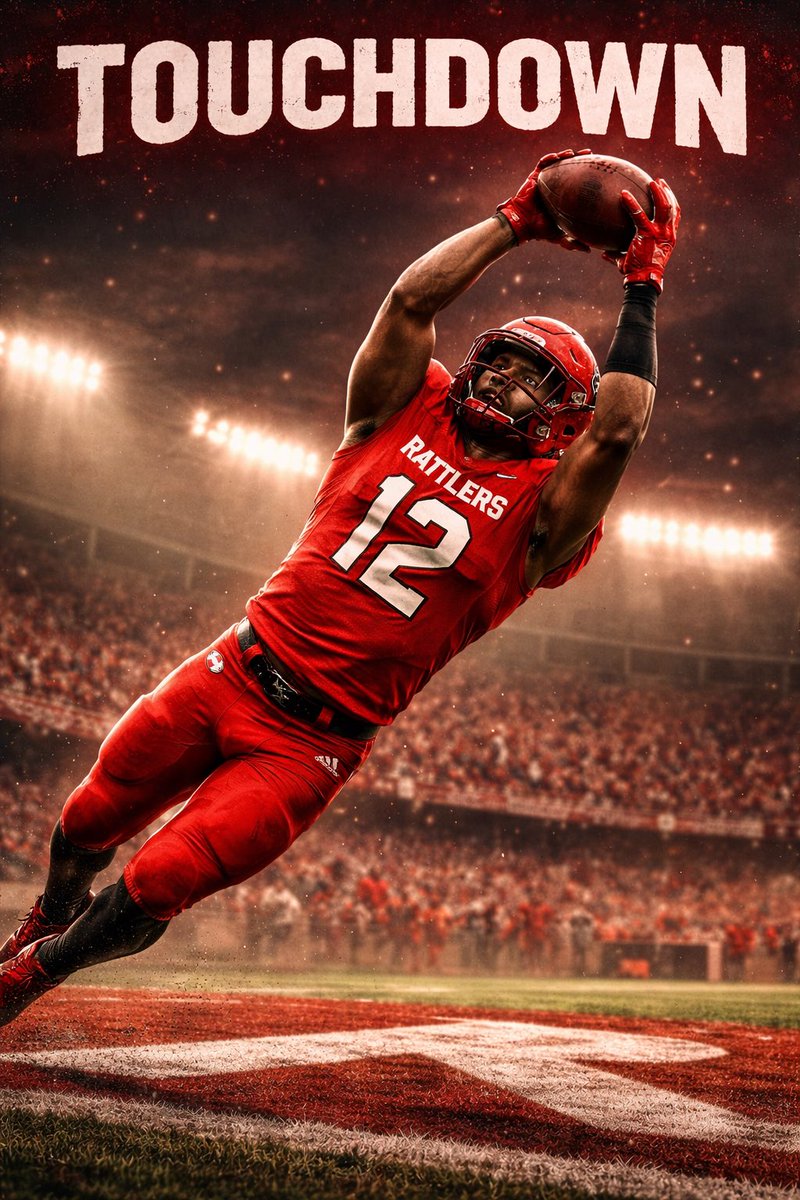 AnthonyDolce18's tweet image. Up 14-7 thanks to a signature "Skyhook" Taylor haul🙌

Looking to keep this momentum!

#touchdown #gorattlers