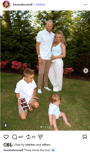 Steelersdepot's tweet image. Congrats to the Boswells!!! #Steelers #NFL 🍼