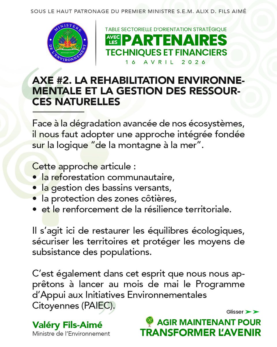 Ministère de l'Environnement 🇭🇹 tweet media