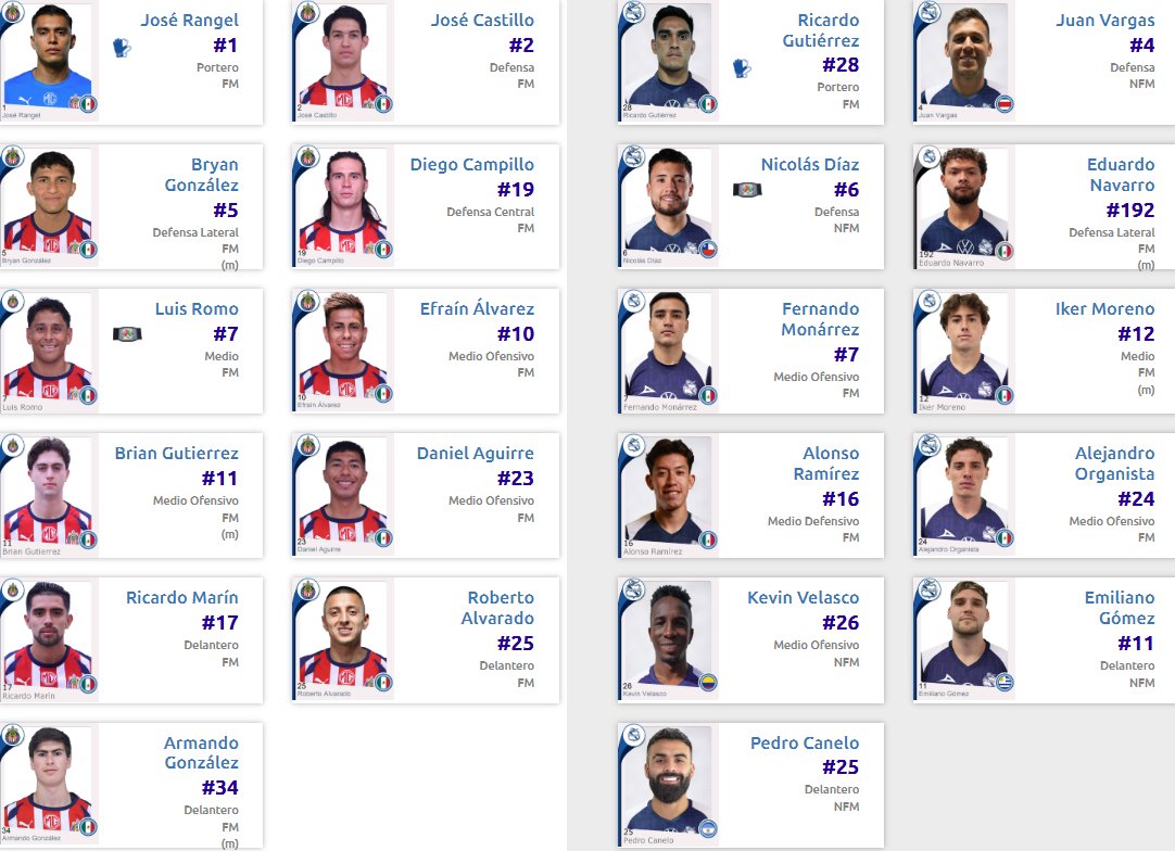 SanCadilla's tweet image. Así salen #Chivas y #Puebla en la cancha del Estadio AKRON. 
Manda al "Oso" González a la banca para el ingreso de Brian Gutiérrez, quien va de inicio junto al "4K", Ricardo Marín.