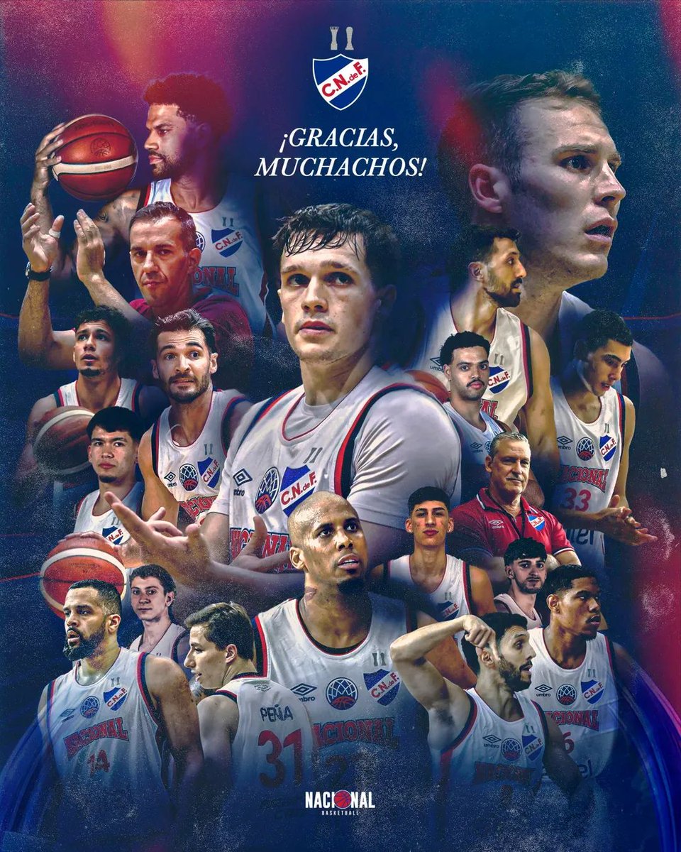 HugoEMassa26860's tweet photo. ¡𝗚𝗔𝗡𝗢́ 𝗡𝗔𝗖𝗜𝗢𝗡𝗔𝗟! 
#Nacional 9️⃣4️⃣ - 6️⃣5️⃣ Flamengo
@CNdeFbasketball es #Bronce en la @BCLAmericas

#Orgulloso de #MiEquipo
#DeNacionalSiempre
#DeNacionalEnTodo
#MismoEscudoMismaPasion 
🏀🔴⚪️🔵🏀 https://t.co/wBwomm3gGZ