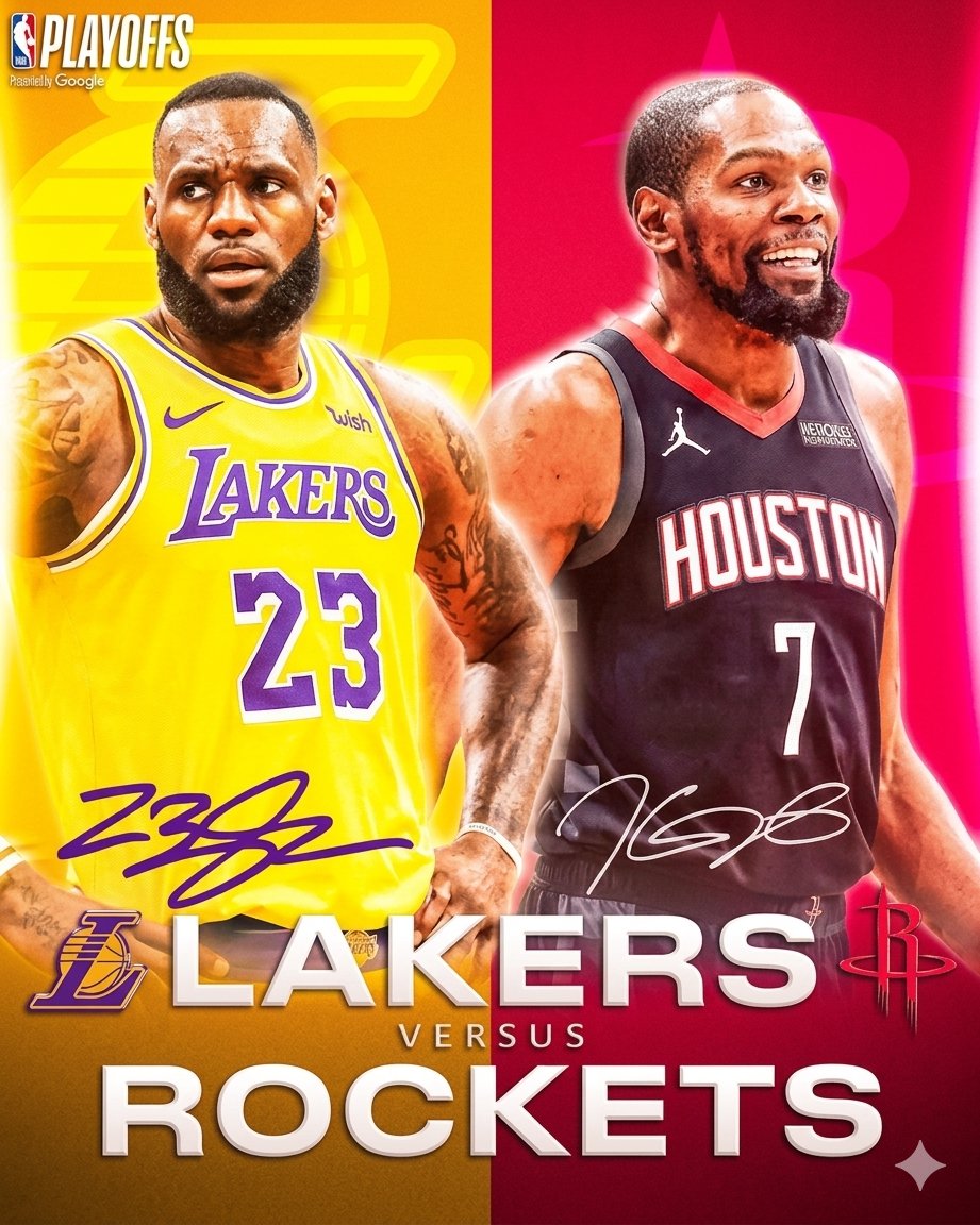 Cryptoenigma13's tweet image. 🔥🏀 NOCHE DE NBA QUE PROMETE HISTORIA 🏀🔥
 Lakers vs Rockets HOY
👑 LeBron James vs 🐍 Kevin Durant = rivalidad de leyenda
💥 Luka Dončić apunta a volver en el Juego 3 👀
No es solo un juego… es legado en juego.
¿Quién gana? 👇
#NBA #LakeShow #Rockets #LeBron #Durant #Doncic