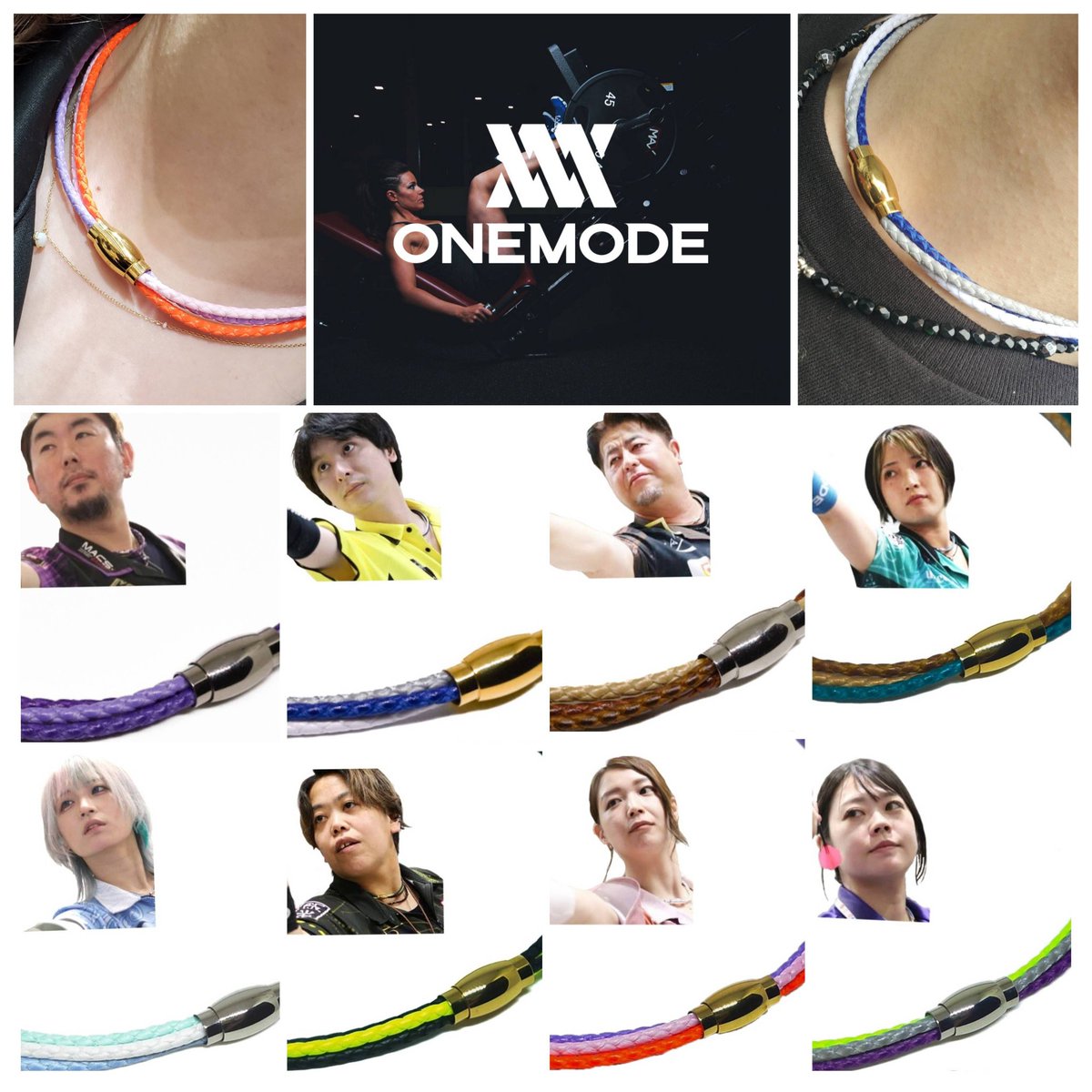 ONEMODE1610's tweet photo. プロモデル
機能性SOAネックレス✨

【身体の中から戦え】

佐藤詩織プロ、土屋天乃プロモデルの他にも、本日JETに出場している濱野真衣プロ、鎌田愛プロ、木幡香夏恵プロモデルもあります！！

ブースでは直接お測りしてご自身に合ったサイズを1cm単位でお作りします🙇

紐3カラーはプロモデルだけ！ https://t.co/BT2h6ytUdr
