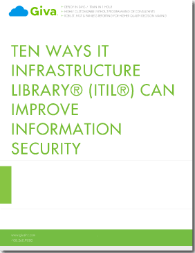 Giva_Inc's tweet image. Free Guide: 10 Ways IT Infrastructure Library (#ITIL) Can Improve Information #Security givainc.com/resources/guid… #itsm