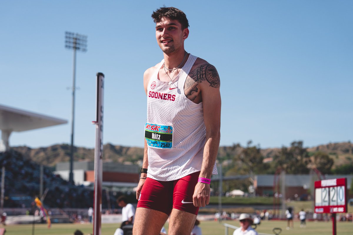 Mt. SAC Relays | men's high jump ☝️

Tyson Ritz clears 2.15m (7’0.50”) to finish sixth in the elite division!