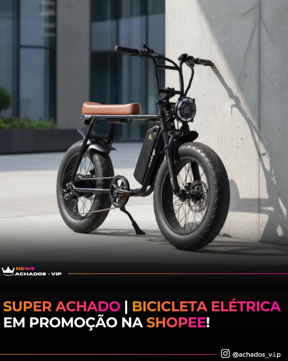 achados_vip's tweet image. Bicicleta elétrica em promoção na shopee!

Bicicleta elétrica: 
s.shopee.com.br/6VK23Bs9jQ 

#Shopee #Tesla #China