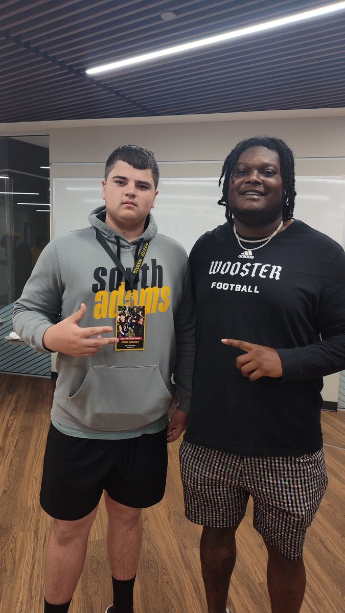Diego_Arriaga67's tweet image. Thank you @WoosterFootball  for the Junior Day Invite and the opportunity to watch a spring practice! I met some great people today and can't wait to be back on campus!  @Coach_AAnderson @COACH_CAMP1  @CoachHolter 
#GoFightingScots #KAIZEN #D3FB