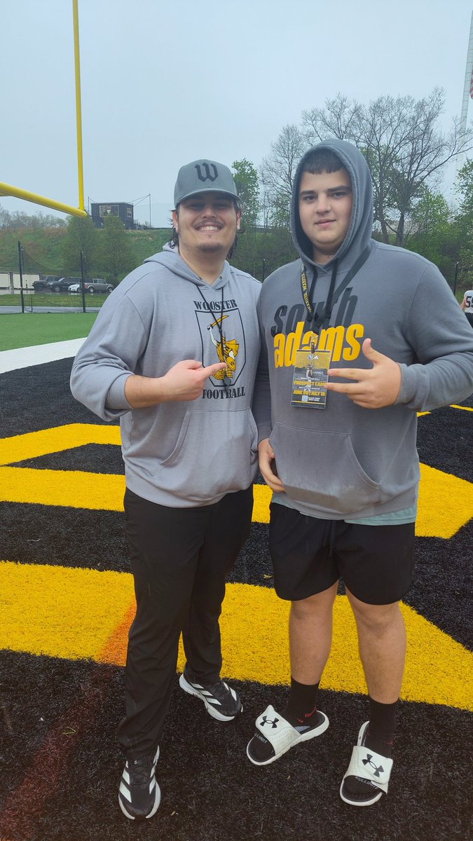 Diego_Arriaga67's tweet image. Thank you @WoosterFootball  for the Junior Day Invite and the opportunity to watch a spring practice! I met some great people today and can't wait to be back on campus!  @Coach_AAnderson @COACH_CAMP1  @CoachHolter 
#GoFightingScots #KAIZEN #D3FB