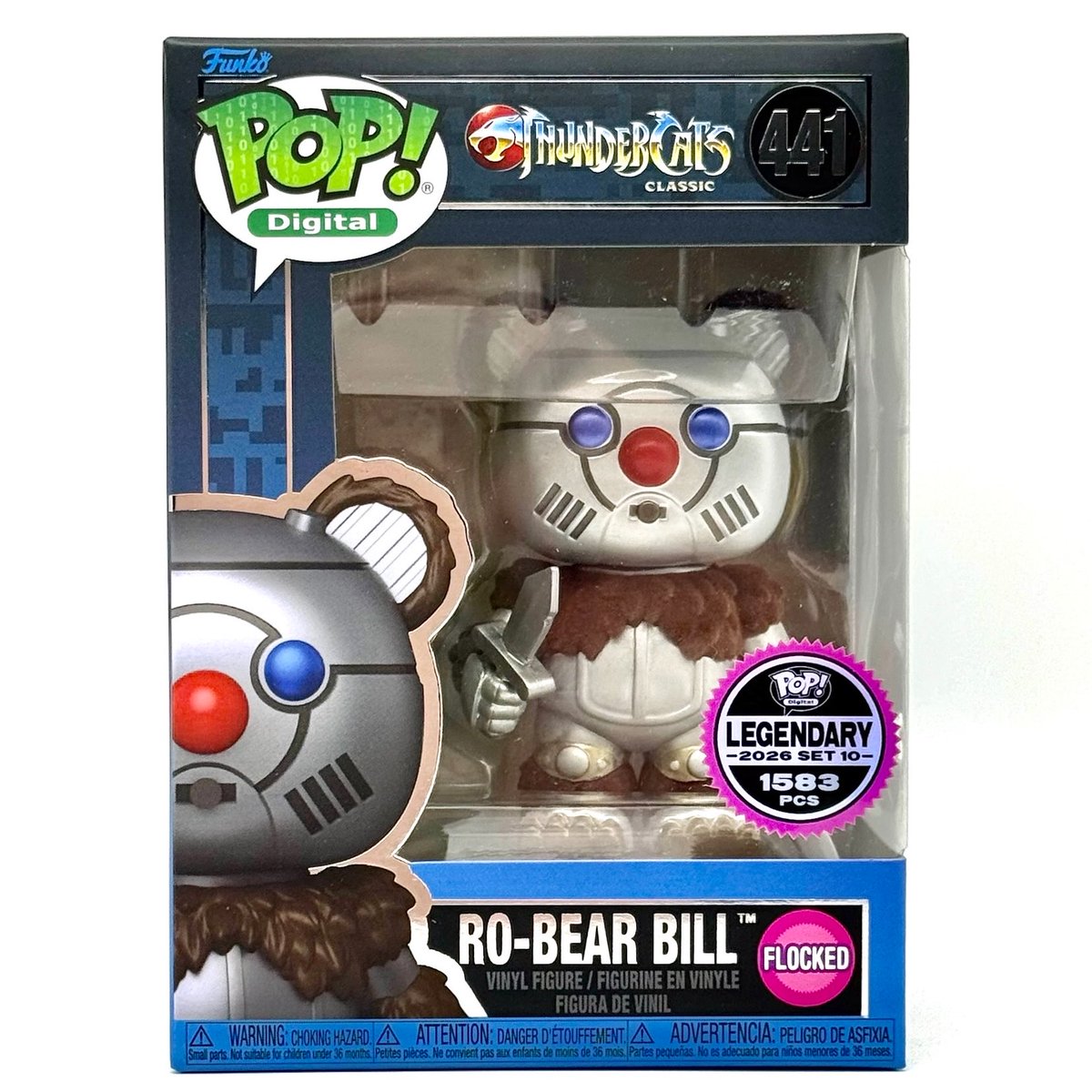 Mail time! Unboxing this fantastic Flocked / Metallic Ro-Bear Bill Funko POP! LE 1,583

#Thundercats #FunkoPOPNews #Funko #FunkoPOP