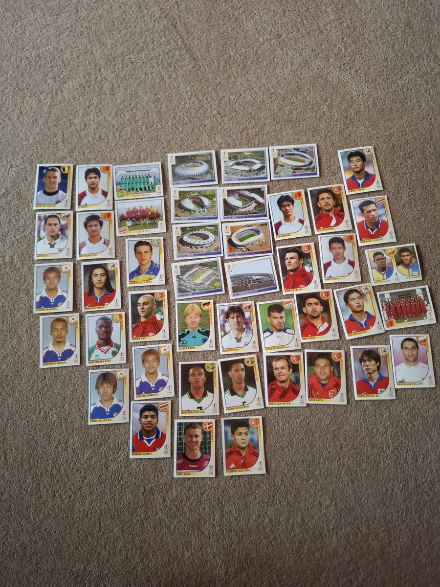 PaniniCardsUK's tweet image. 45 Panini World Cup 2002 Stickers

Ends Sun 19th Apr @ 7:08pm

ebay.co.uk/itm/1780435086…

#ad #Panini #PaniniFootball