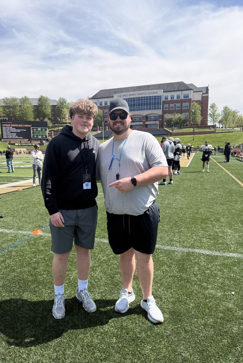 LGrimm74's tweet photo. Enjoyed visiting @LindenwoodFB today. Thank you @Coach_HHarris for the invite. Enjoyed watching the spring showcase. Can’t wait to talk again soon. #Burnthewood 🦁 @PrepRedzoneAR @SouthsideMavsFB @jacksonfuller16 @ArRecruitingGuy @OtisKirk23 https://t.co/RXnZdKS8lH