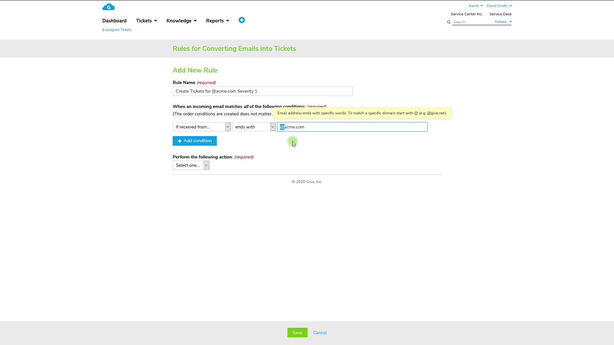Giva_Inc's tweet image. Watch a quick video to learn how to configure business rules for converting emails into tickets using Giva's easy and intuitive #CustomerService software! givainc.com/products/video…