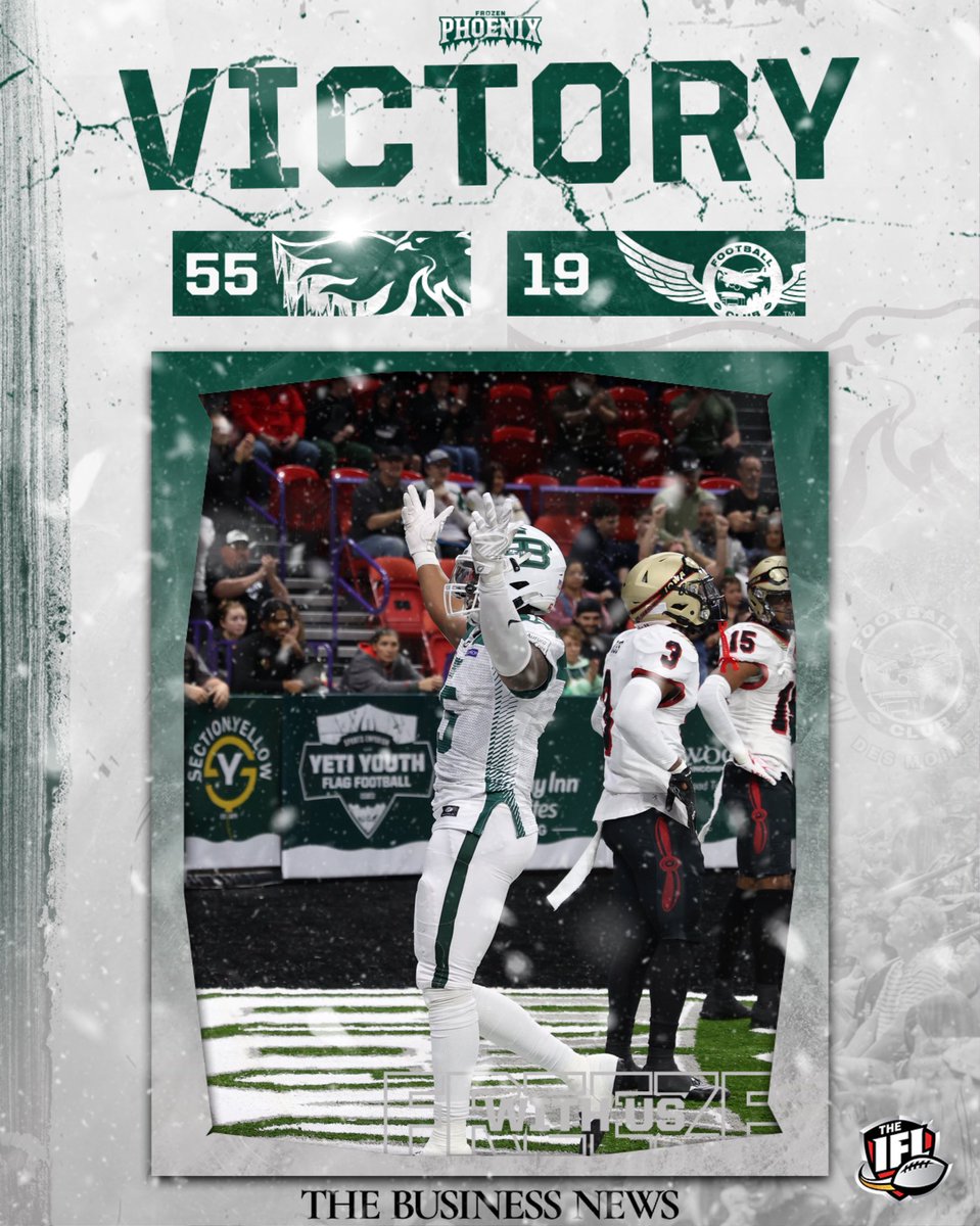 gbblizzard's tweet photo. Final. 

Phoenix Frozen. Blizzness handled.

Presented by: The Business News 
#FreezeWithUs https://t.co/f0d5w3Qk1n