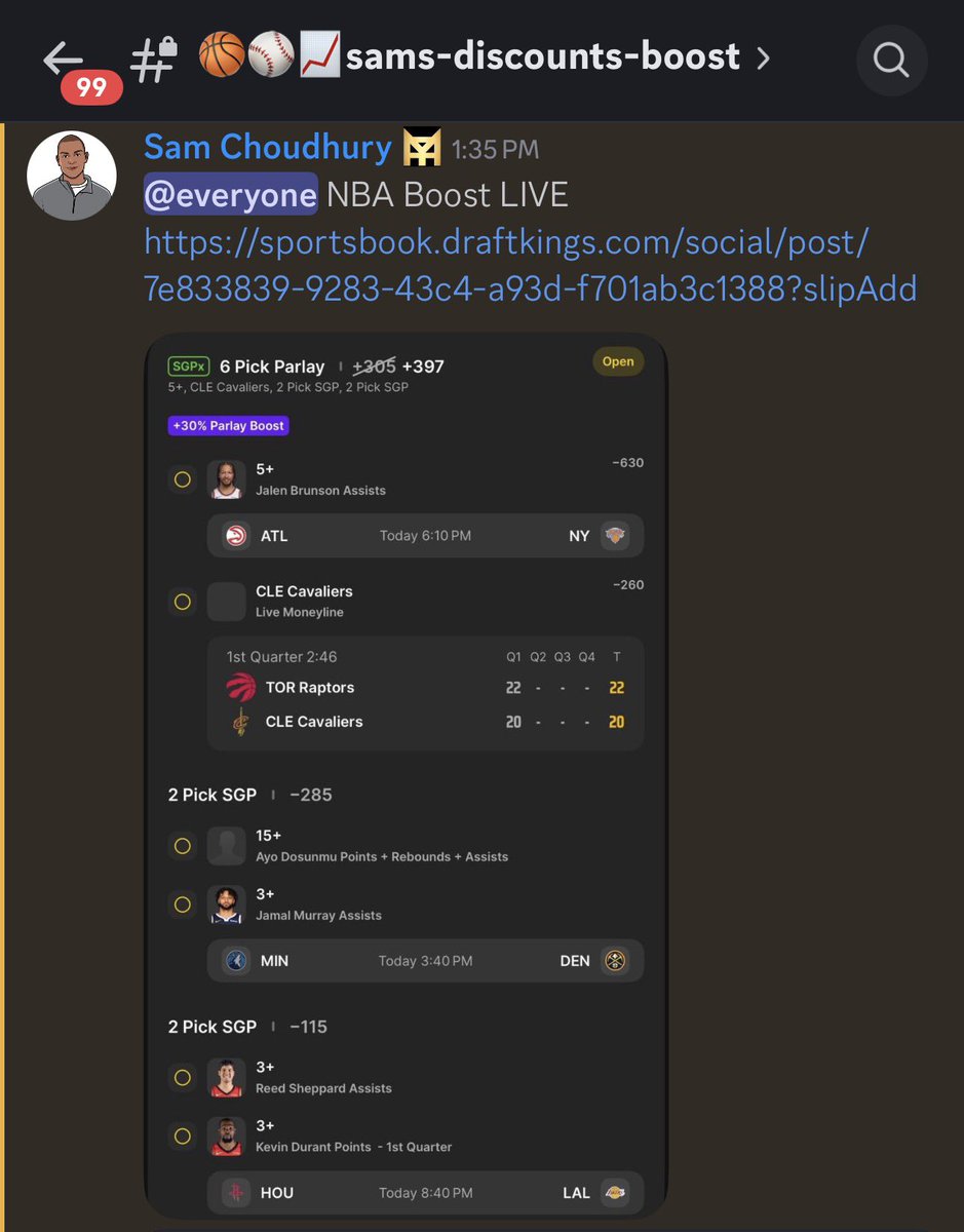 SC_FFB's tweet photo. Down to the final of the +397 NBA boost posted in Sam’s Club

$50 to someone who likes if Reed Sheppard comes through with 3 assists
🔗 https://t.co/m75VBVcaG6 https://t.co/tps1GbJ9Id