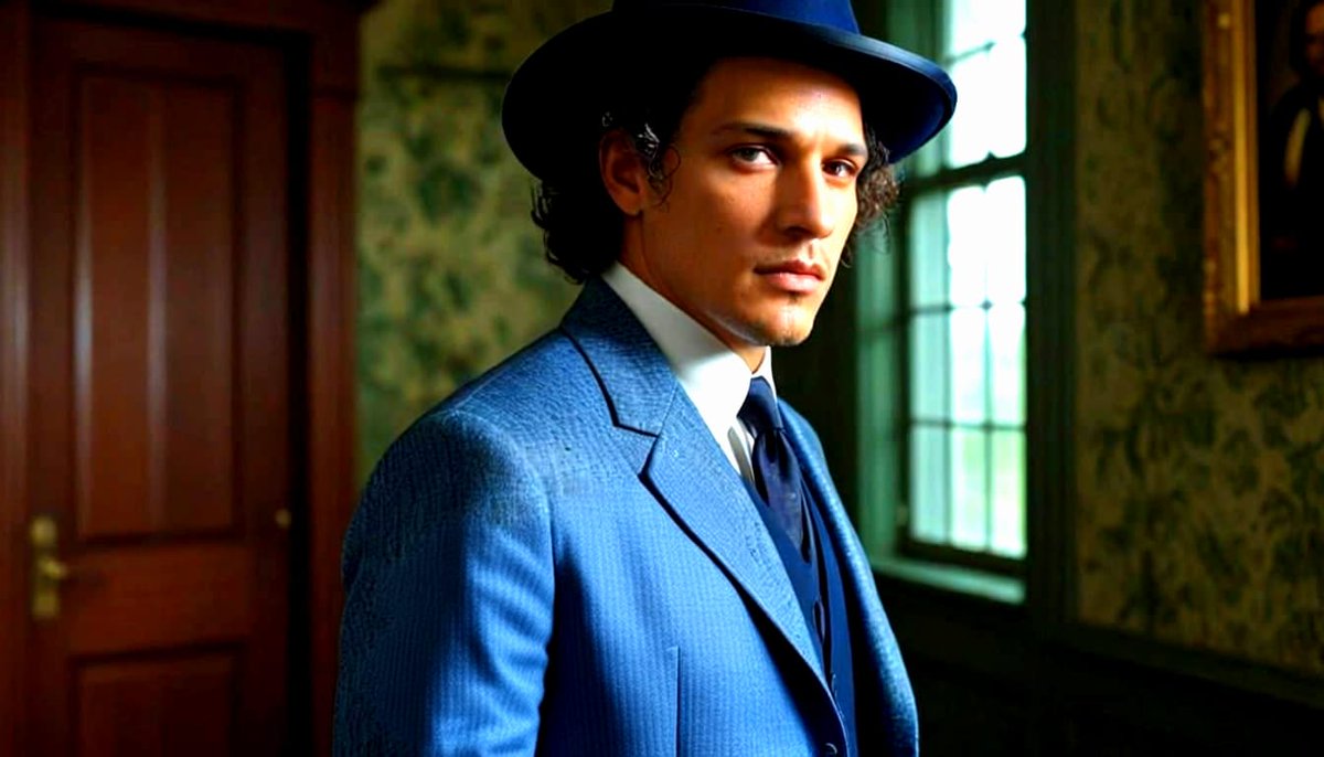 VintageVibesArt's tweet image. "Frank" (Character Portrait)

#digitalart #portrait #cinematic #characterportrait #vintage #gothic #multiracial #creole #period #digitalartists #photorealism #VintageVibesArt