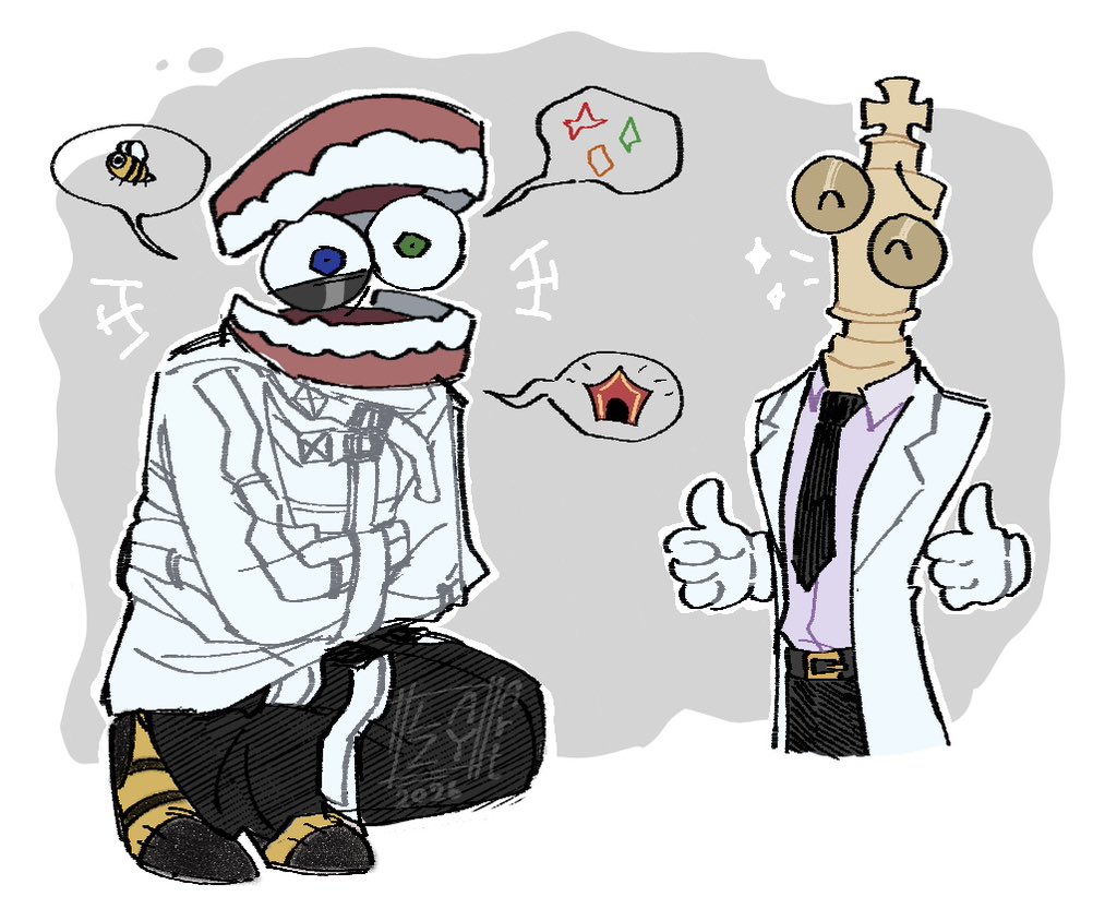 Applejuice2306's tweet image. He say about circus things again as usual 
#Theamazingdigitalcircus #tadc #kinger #caine #royalteeth #kingleader #tadcAU