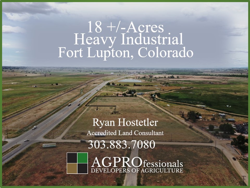 AGPRealEstate's tweet image. 🏭 18.39± acres I-3 Heavy Industrial | Fort Lupton, CO
✔ Outdoor storage permitted
✔ Hwy 85 frontage + turn lane
✔ ~7 acres fenced

📞 Ryan Hostetler | 303-883-7080
🔗 agprosrealestate.com/property-searc…

#IndustrialLand #ColoradoLand #CRE