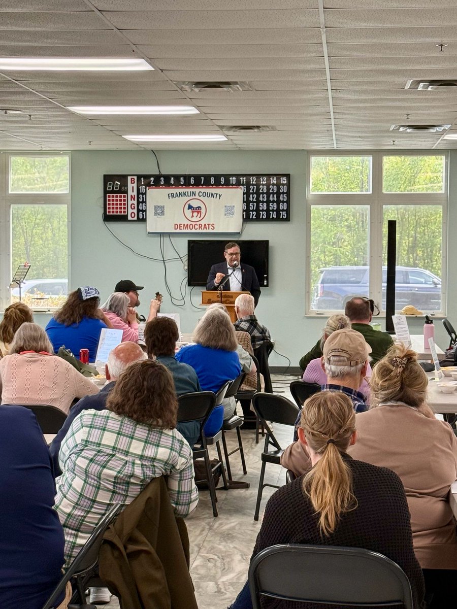 WellmanForMO's tweet image. Great crowd in Union today for the Franklin County Democrats forum. 
The energy in the room says it all—people are ready for leadership that shows up, listens, and delivers.
We’re building something real here. And we’re not done yet.

 #TeamWellman #Missouri #Congress #MO2