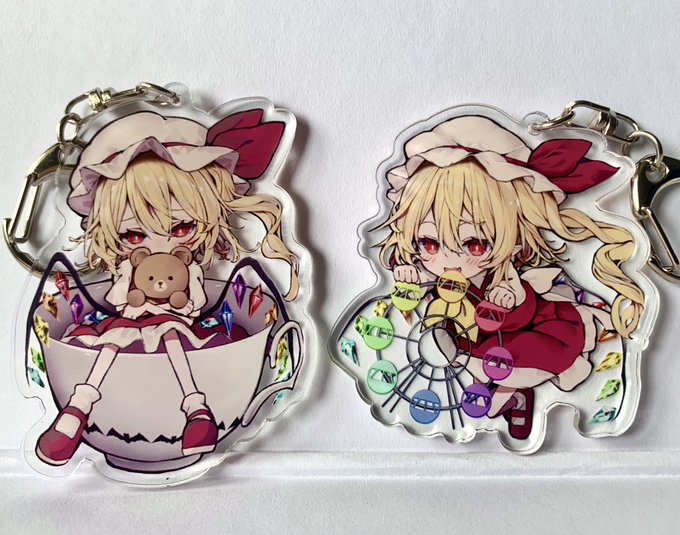 ティーカップ照れフランちゃん&amp;
観覧車ガジガジフランちゃんアクキー
かっわいい!! 