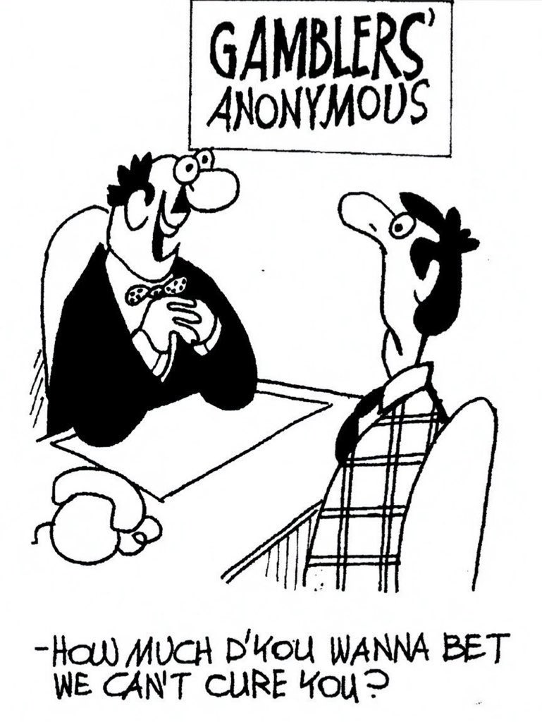 Gamblers anonymous tweet media