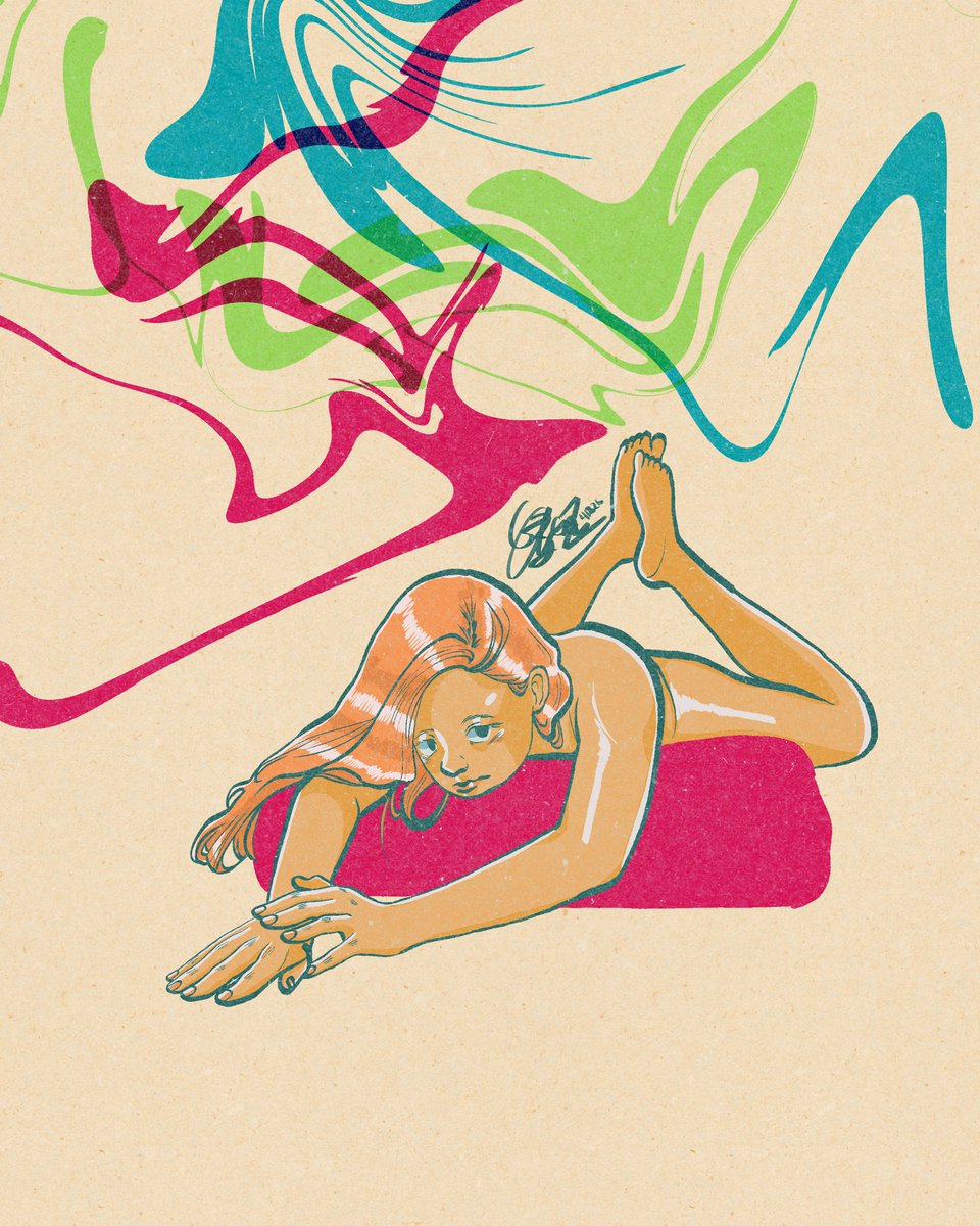 hoochagucha's tweet image. Springtime, and the living’s easy.

#digitalart #drawing #procreate