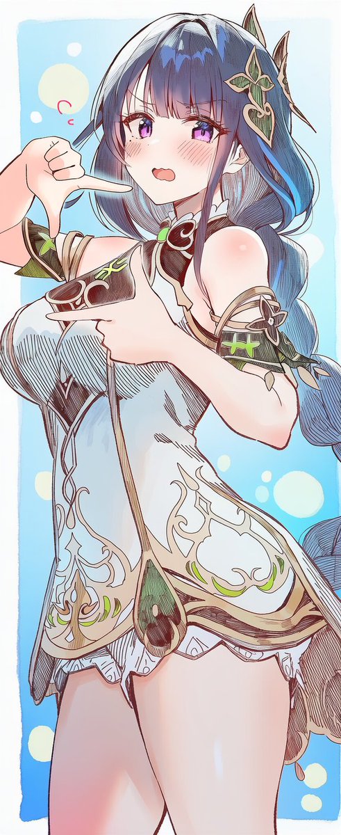 ナヒーダ衣装の雷電将軍・・！？